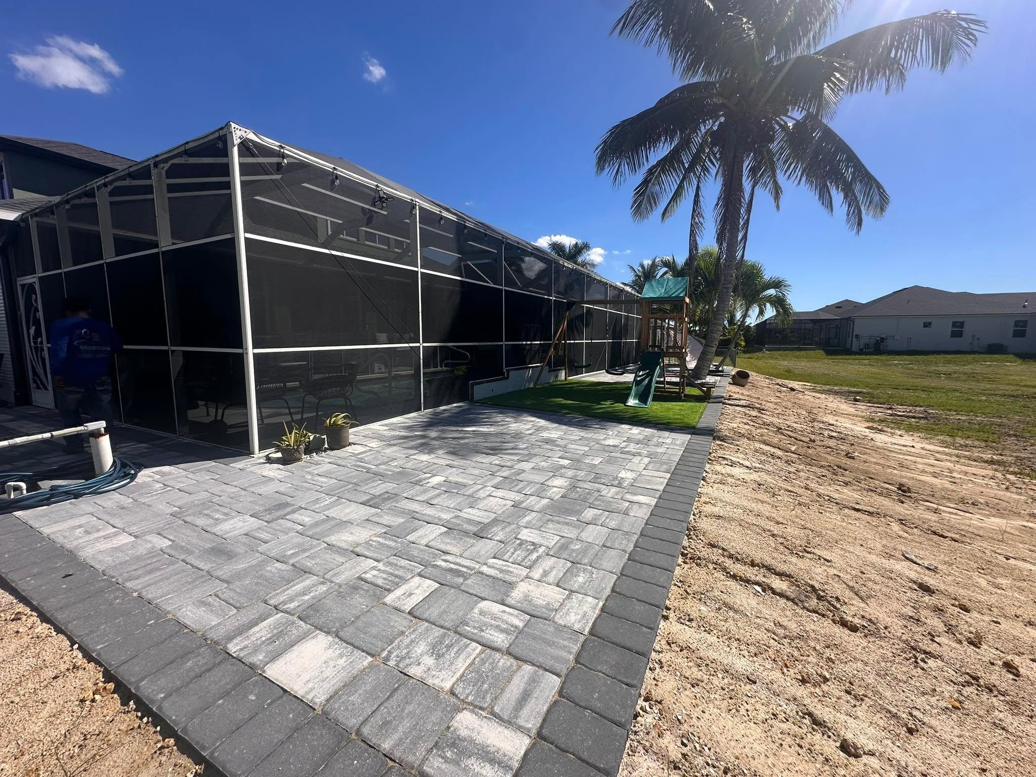 Artificial turf installation