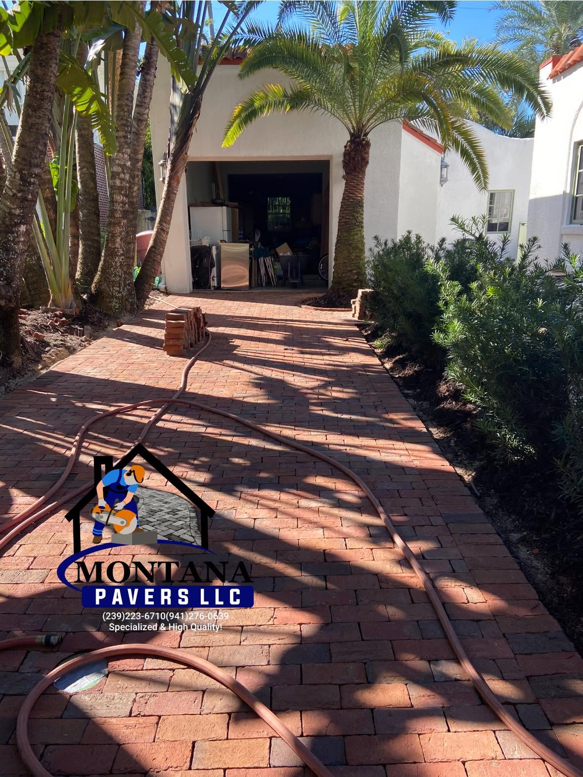 Paver driveway upgrade