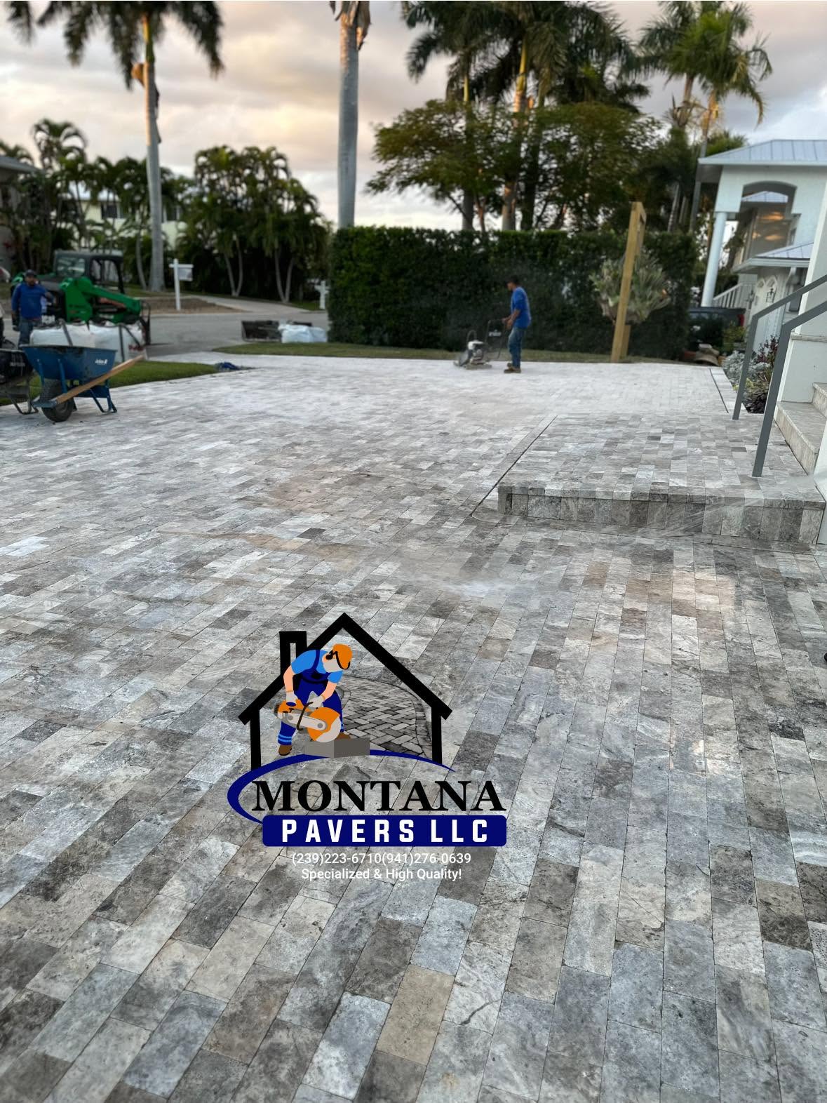 Montana Pavers crew at work