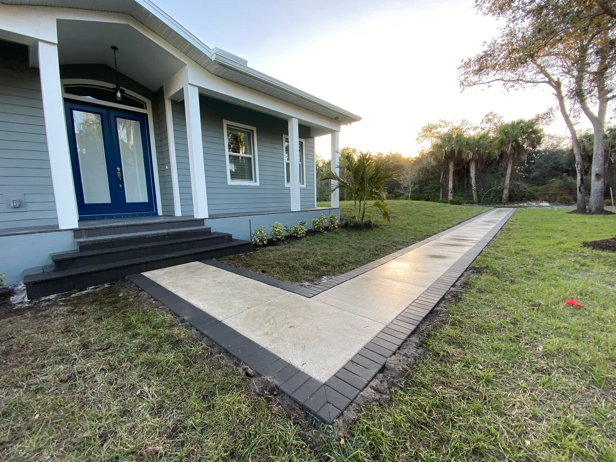 Paver walkway